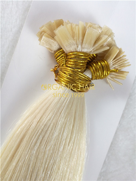 Wholesale remy flat tip hair extension #60A X17